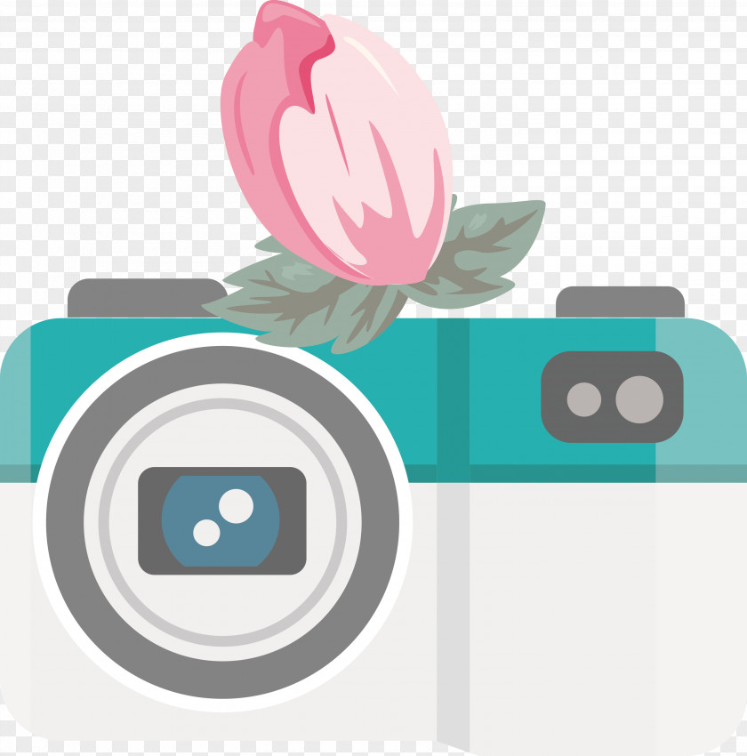 Camera Flower PNG