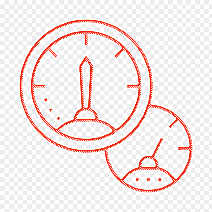 Speedometer Icon Dashboard Automotive Spare Part PNG