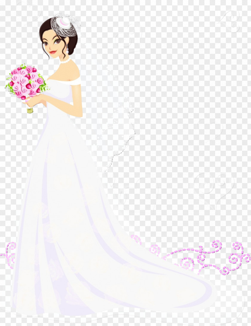 Aline Formal Wear Wedding Girl PNG