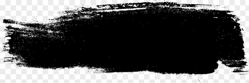 Black And White Ink Brush Paintbrush Watercolor Painting PNG