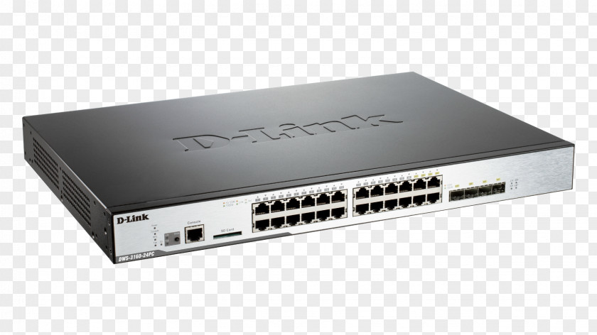 Gigabit Ethernet Small Form-factor Pluggable Transceiver Power Over D-Link Network Switch PNG