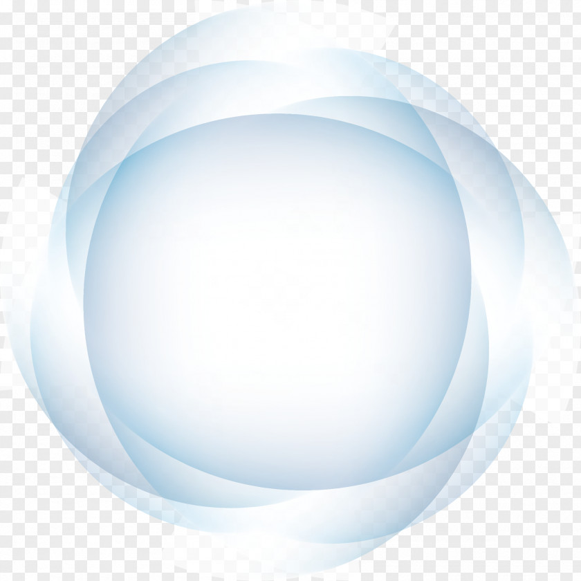 Hand Painted Blue Circle Download Icon PNG