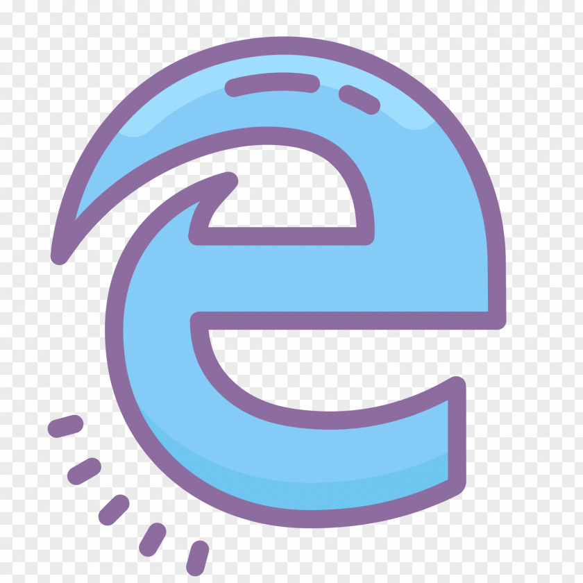 Microsoft Logo Web Browser Edge PNG