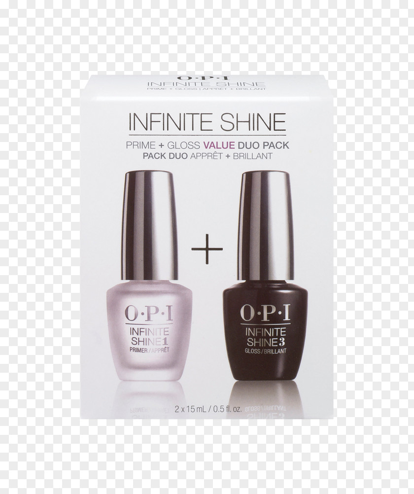 Nail Polish OPI Products Infinite Shine2 Shine Base + Gloss Top Coat Primer PNG