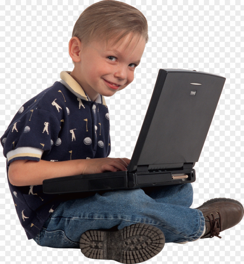 Nerd Laptop Computer Child Information Technology PNG