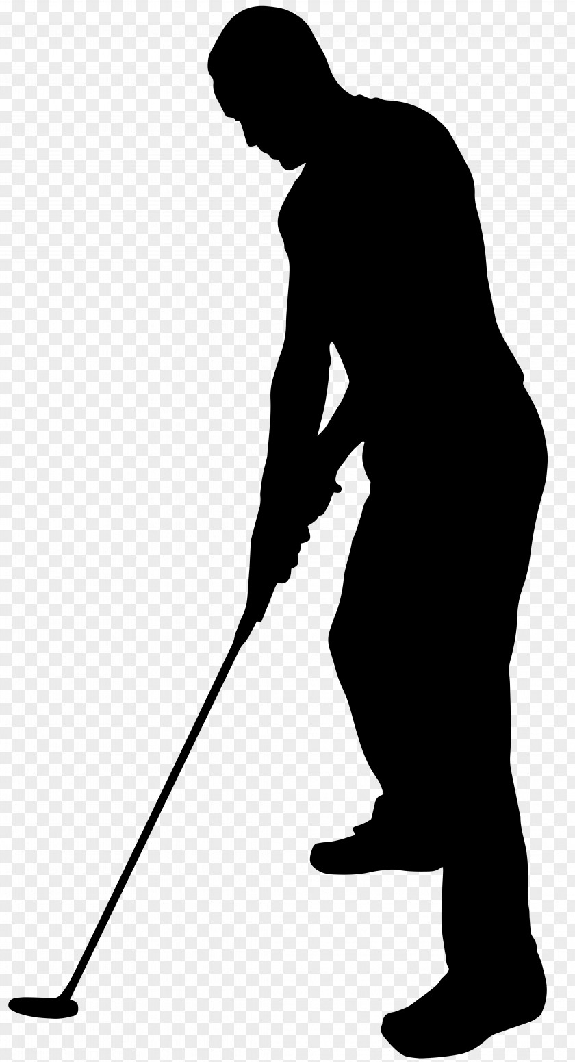 Solid Swinghit Recreation Standing Silhouette Golfer Golf Club PNG