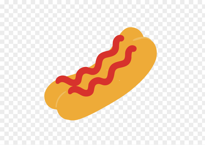 Vector Creative Hand-painted Hot Dog Breakfast Clip Art PNG