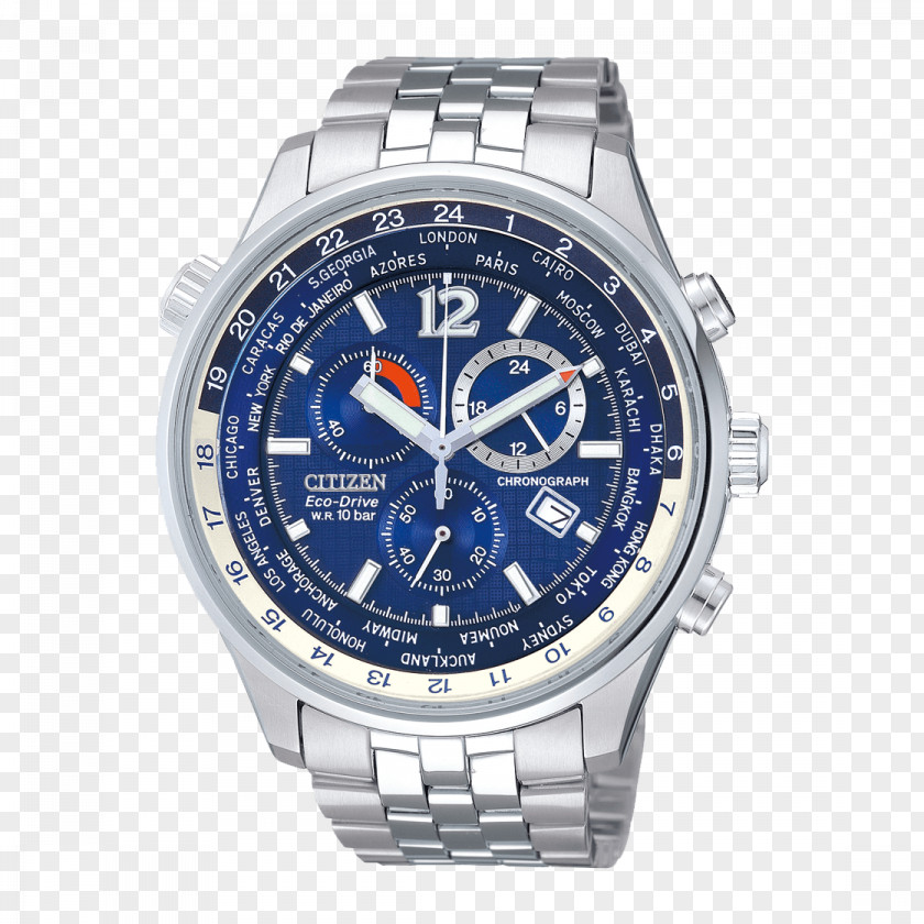 Watch Eco-Drive Citizen Holdings Chronograph Casio PNG