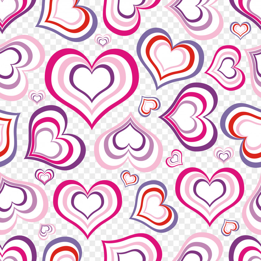 Hearts Background Shading Download PNG
