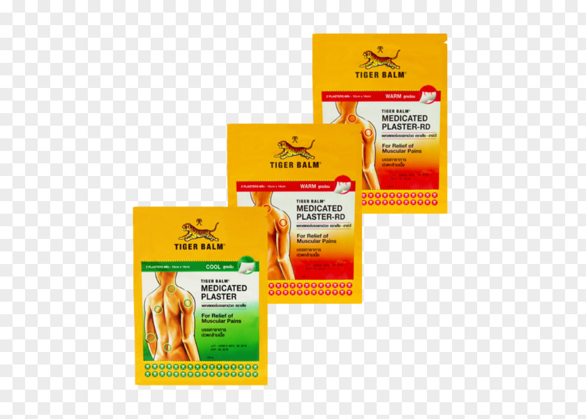 Tiger Balm Liniment Back Pain Adhesive Bandage PNG