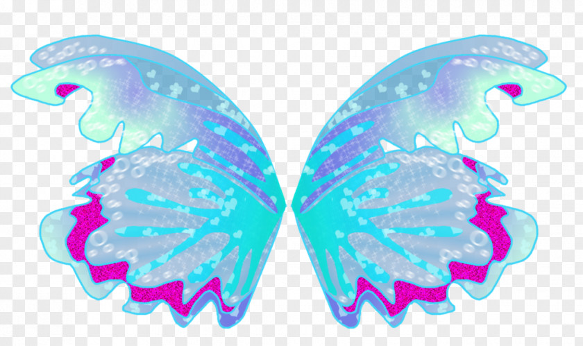Butterfly Turquoise 2M Fish Moth PNG