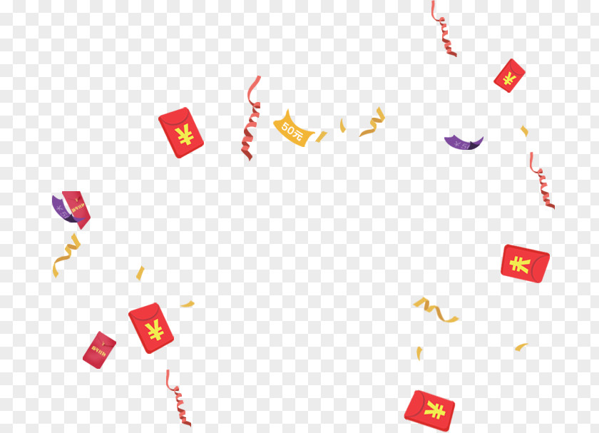 Chinese New Year Red Envelopes Flying Ribbon Envelope Adobe After Effects Icon PNG
