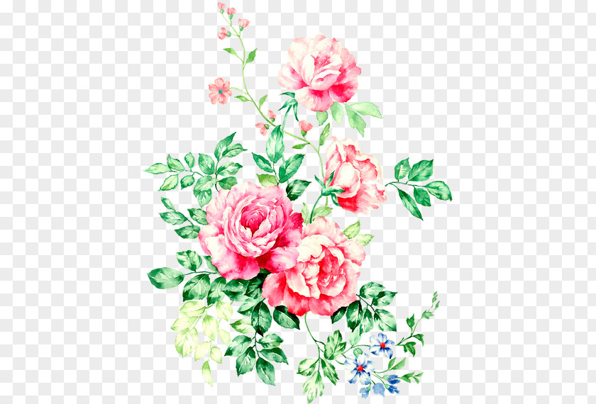 Flower Garden Roses Floral Design Decoupage PNG