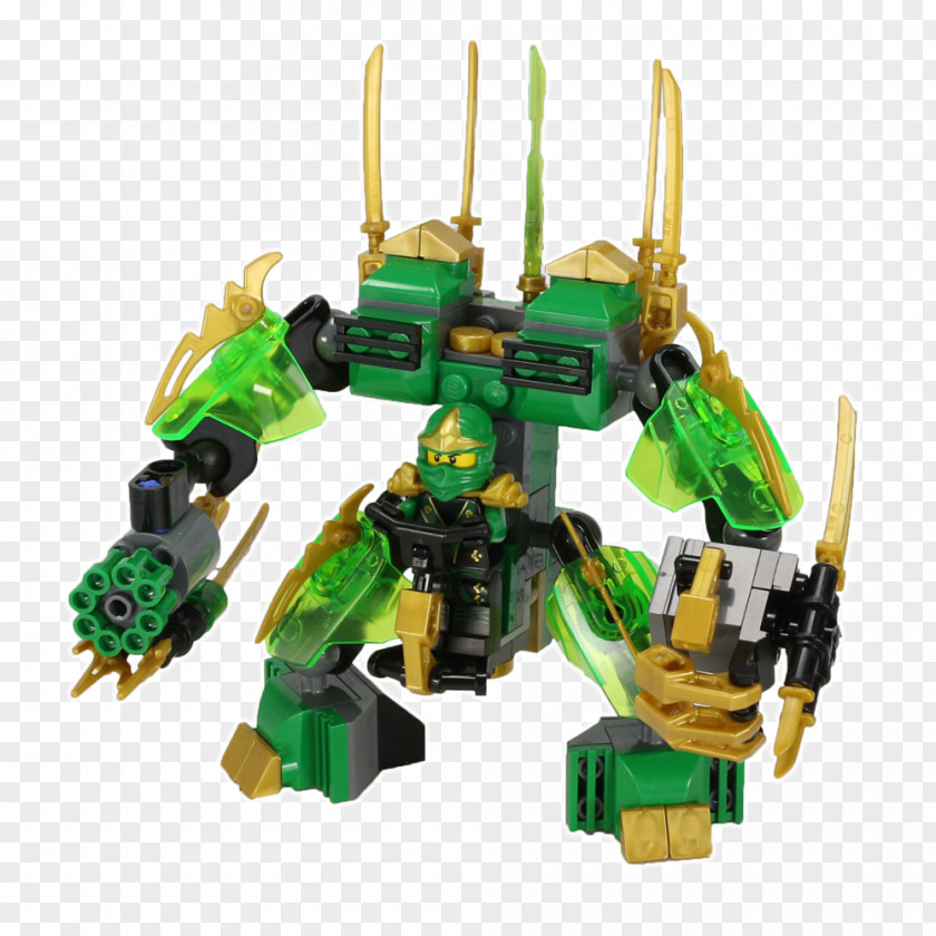 Robot Lloyd Garmadon LEGO 70612 THE NINJAGO MOVIE Green Ninja Mech Dragon PNG