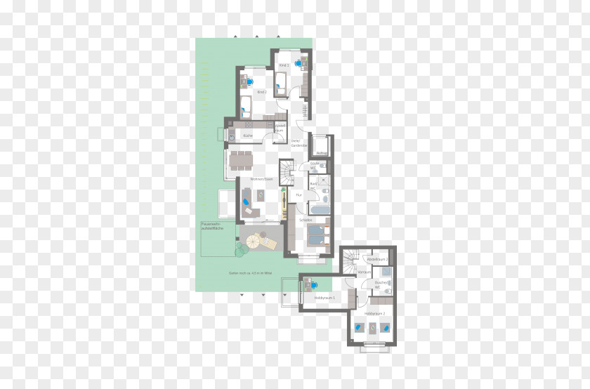 Angle Floor Plan Square PNG