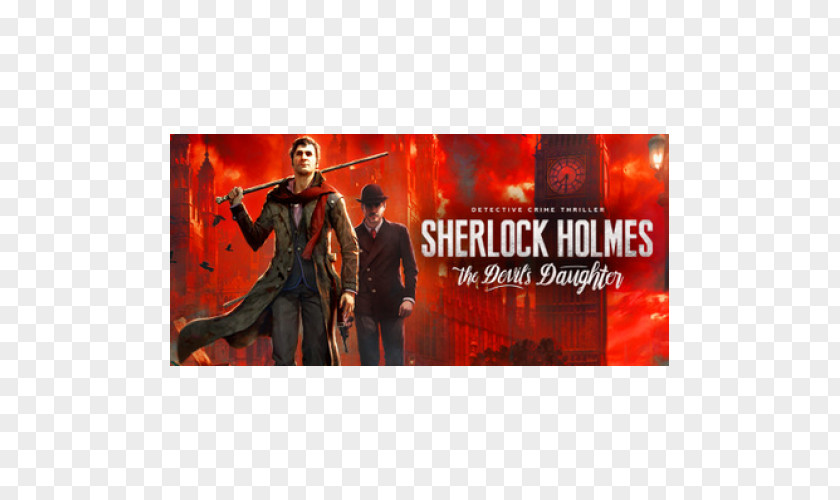 Sherlock Holmes The Devil's Daughter Holmes: Crimes & Punishments Video Game Bigben Interactive PNG