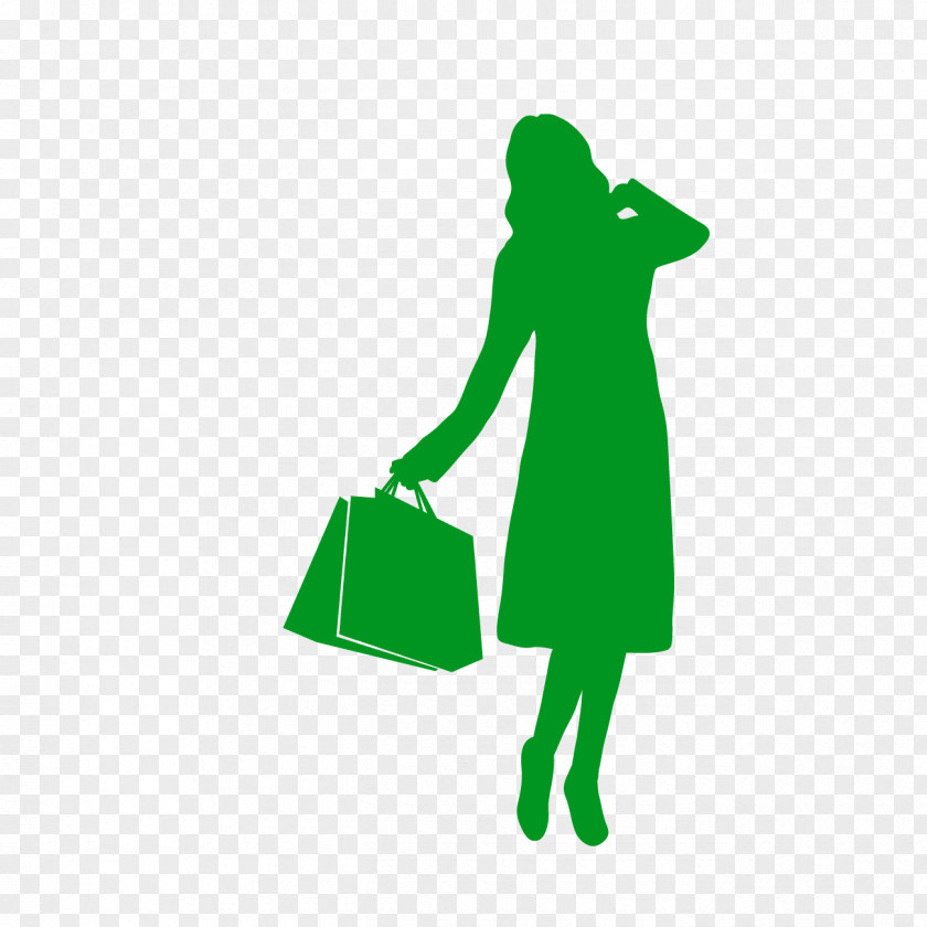 Woman Silhouette Cartoon PNG