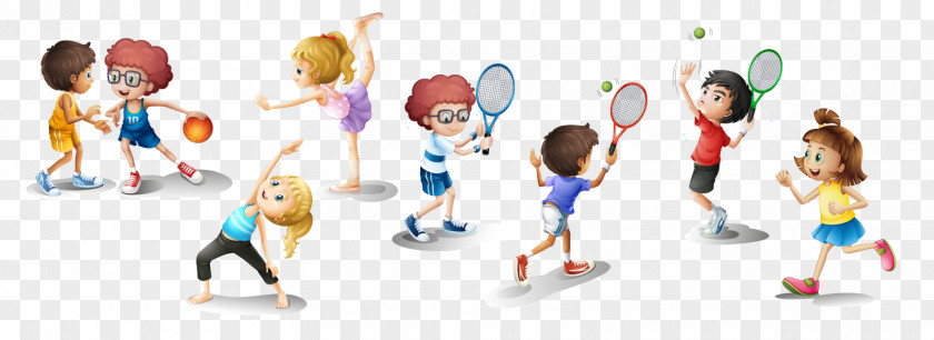 Children Playing Physical Exercise Child Clip Art PNG