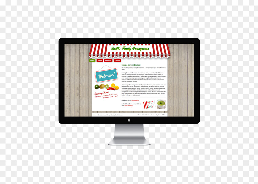 Greengrocer Computer Monitors Display Advertising Multimedia PNG