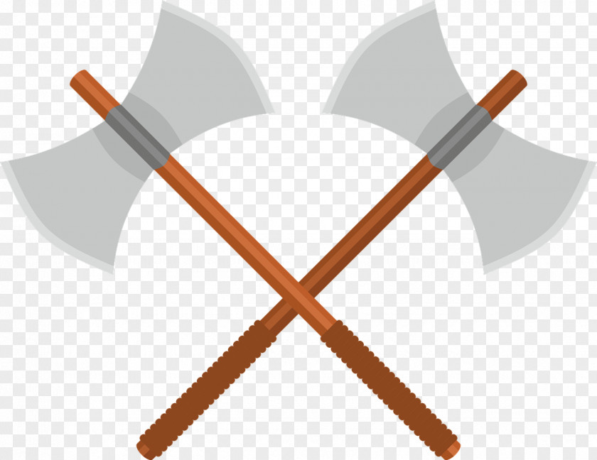 Medieval Battle Axe Weapon PNG