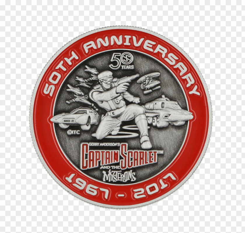50th Anniversary Challenge Coin Medal Badge Captain PNG