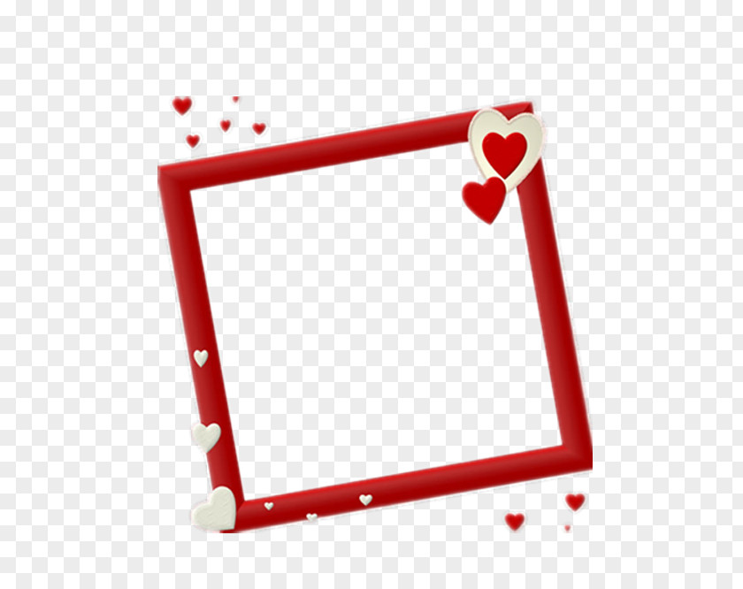 Beautiful Heart-shaped Frame PNG