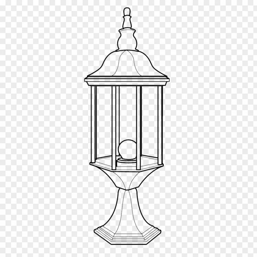 Hand-painted Stone Lamp Lighting Royalty-free PNG