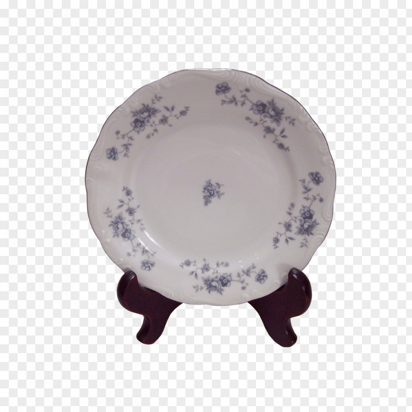 Plate Charger Porcelain Ceramic Blue And White Pottery PNG