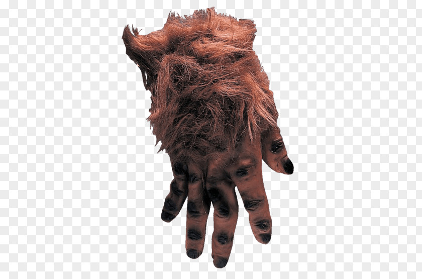 Werewolf Bigfoot Glove Monster Costume PNG