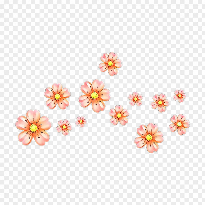 Blossom Petal Background Heart Emoji PNG