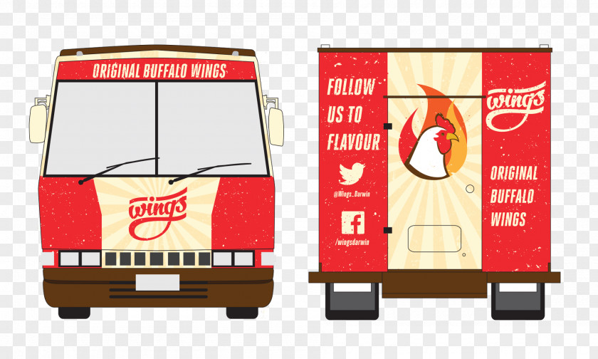 FOOD TRUCK Buffalo Wing Food Truck Hot Dog Vehicle PNG