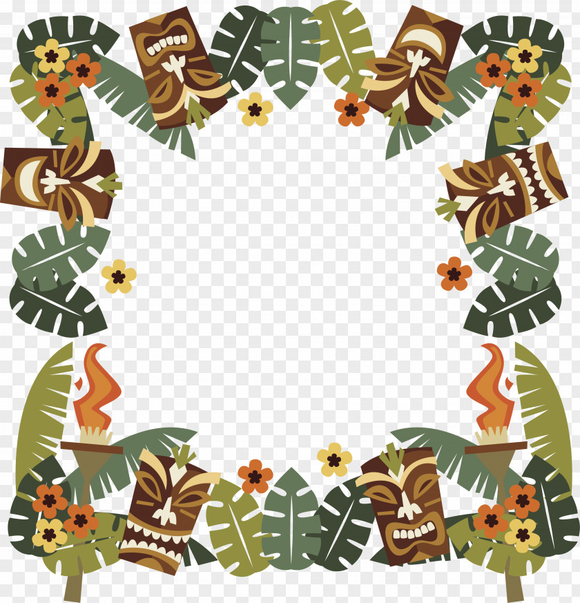 Island Frame Tropics Film Clip Art PNG