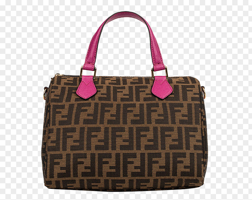 Ms. Fendi Brown Shoulder Bag Chanel Tote Canvas PNG