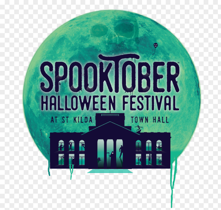 Ten Wins Festival 2017 Spooktober Haunted House Green Font Brand PNG