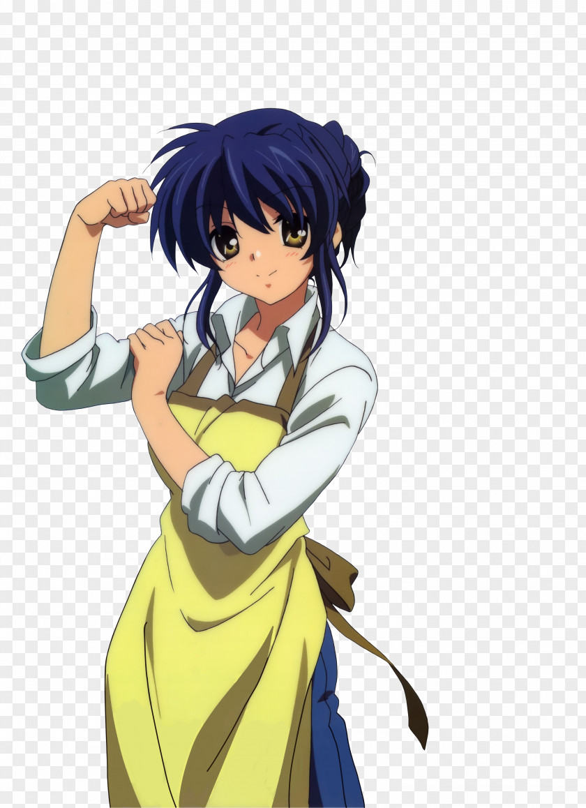 Apron Clannad Sanae Furukawa Character Nagisa Kyou Fujibayashi PNG