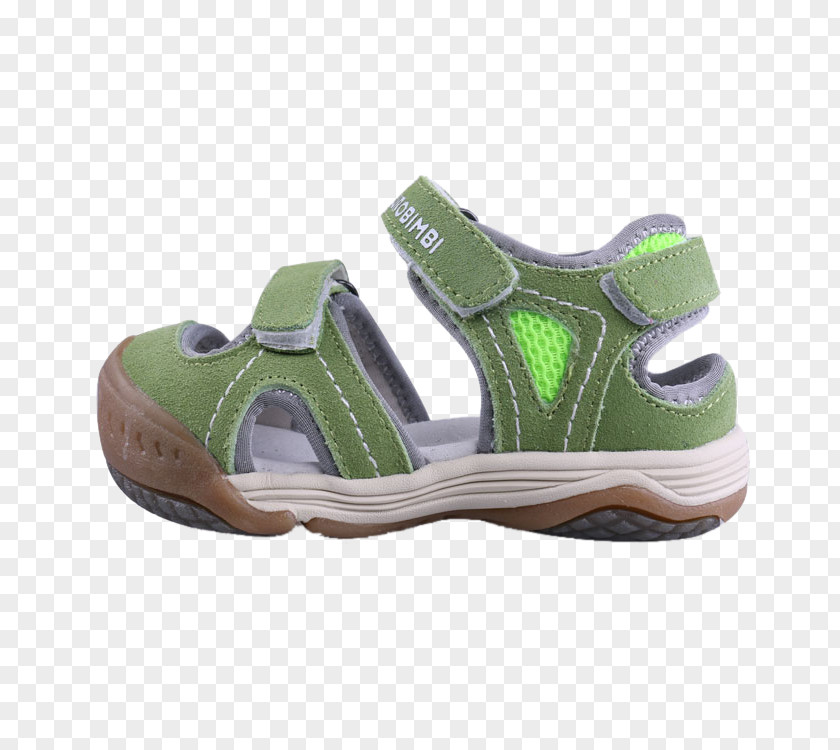 European Green Baby Sandals Tendon At The End Of Baotou Function Europe Shoe Sandal PNG
