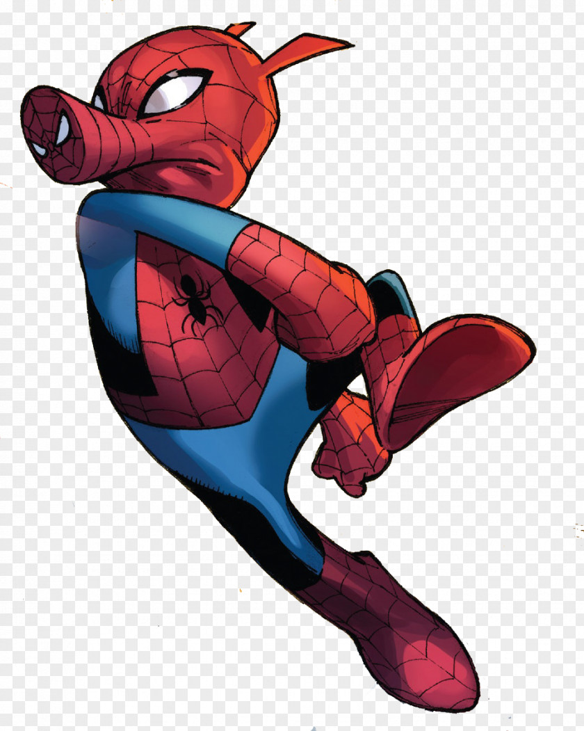 Spider-man Spider-Man Spider-Verse Spider Pig Spider-Ham PNG