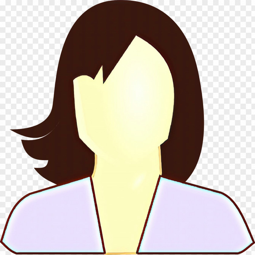 Black Hair Gesture Female Icon PNG