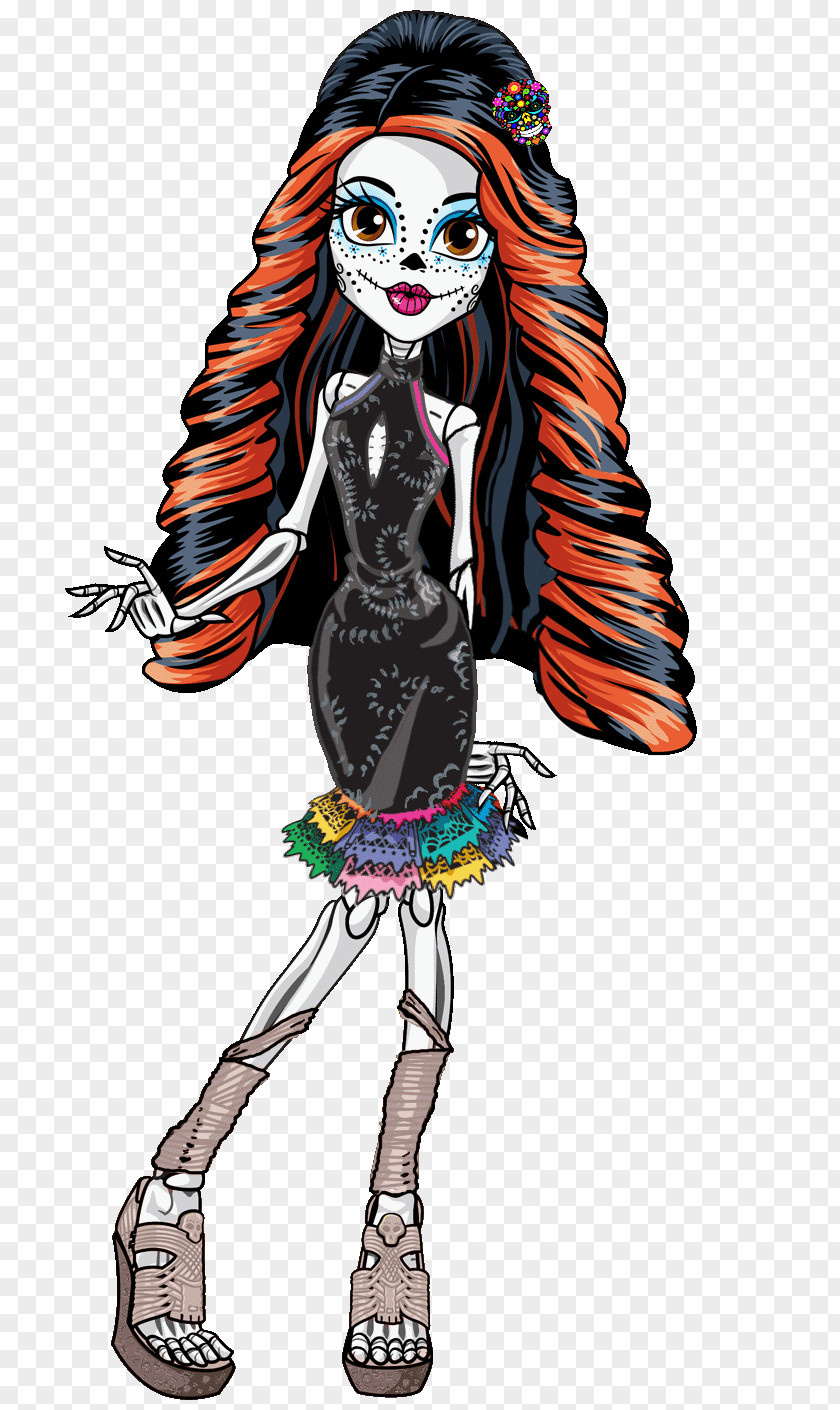 Doll Skelita Calaveras Monster High Cleo DeNile PNG