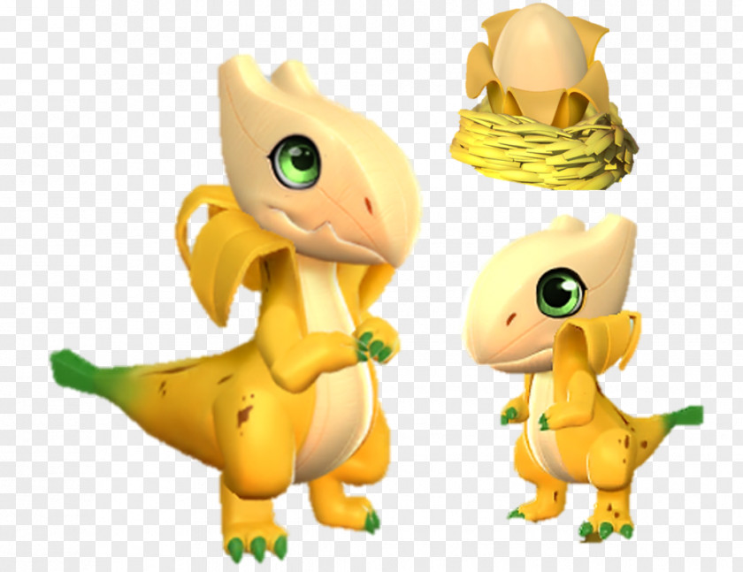 Dragon Mania Legends City Banana Image PNG