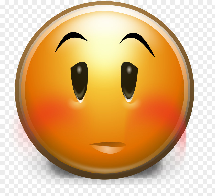 Embarrassed Emoticon Smiley Embarrassment Emoji Blushing PNG