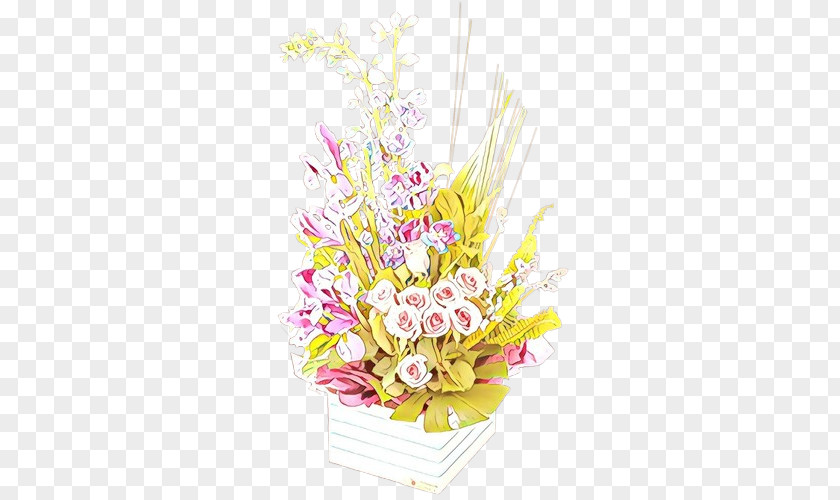 Floral Design Cut Flowers Vase Artificial Flower PNG