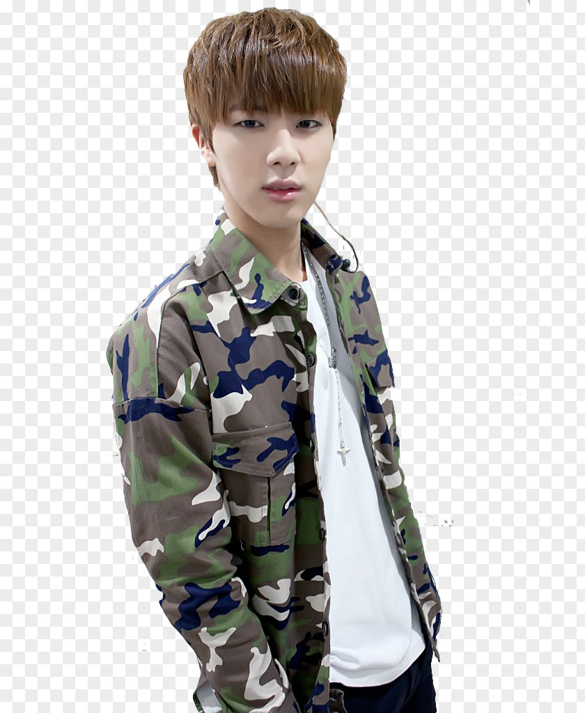 JIN BTS Military Camouflage Jin Rendering PNG