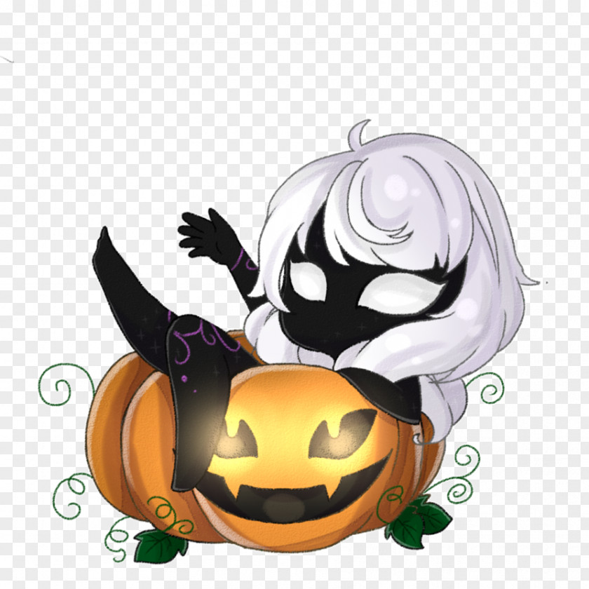 Pumpkin Halloween Cartoon Desktop Wallpaper PNG