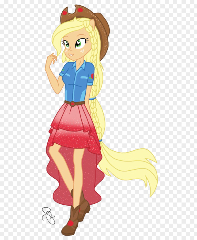 Applejack Equestria Girls Hair Style My Little Pony: Pinkie Pie PNG