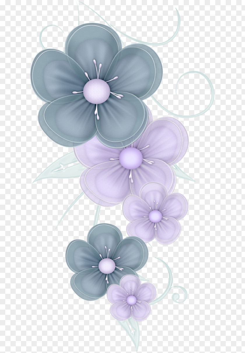 Blue Flower Clip Art PNG