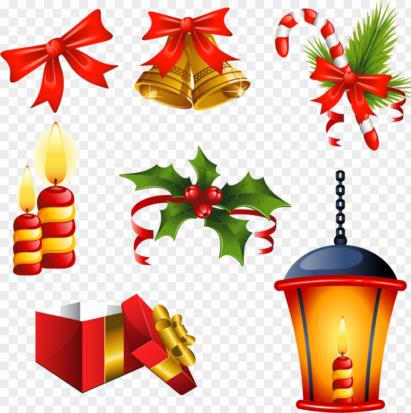 Free Christmas Items Buckle Material Decoration Clip Art PNG