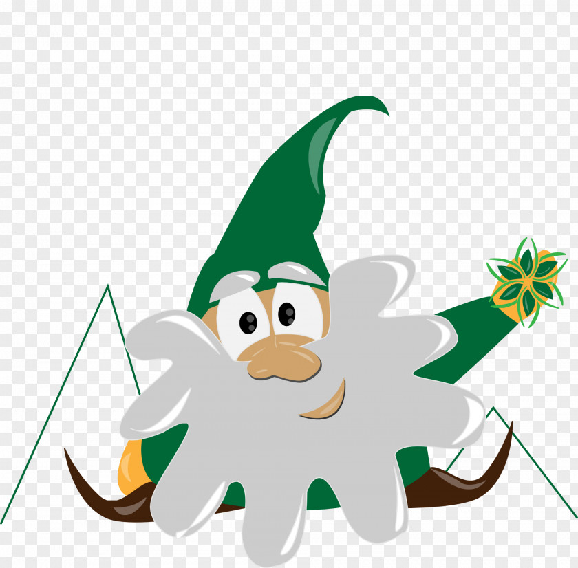 Man With Hat Garden Gnome Clip Art PNG