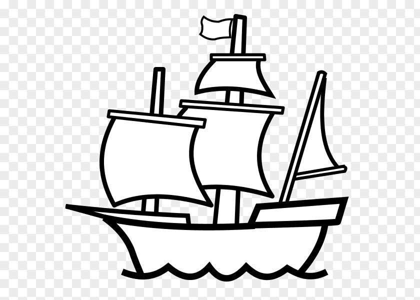 Naval Architecture Tall Ship Cartoon PNG