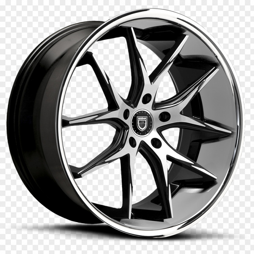 Red Silk Strip Car Lexani Wheel Corp Rim Tire PNG